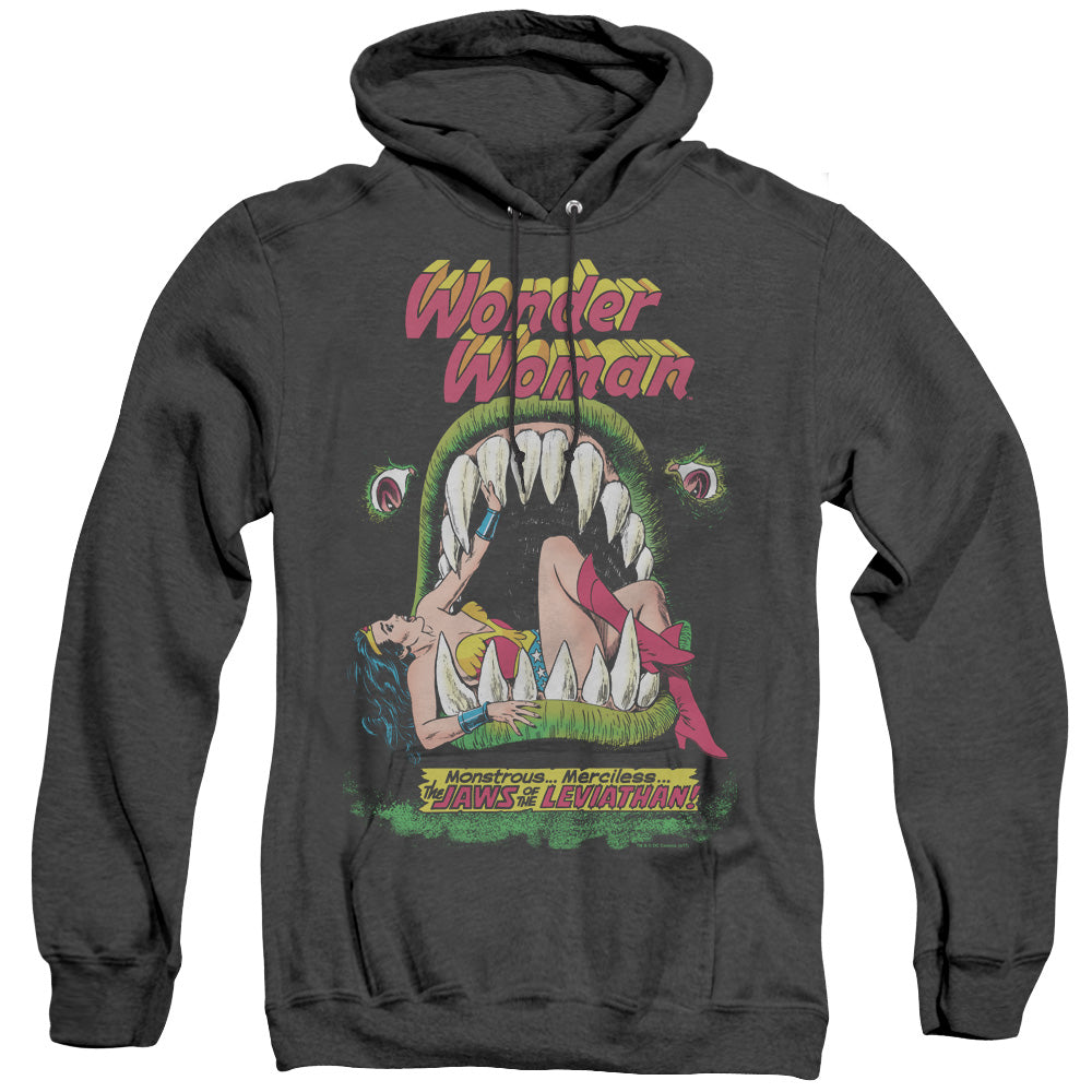 Dc Jaws Heather Mens Hoodie Black