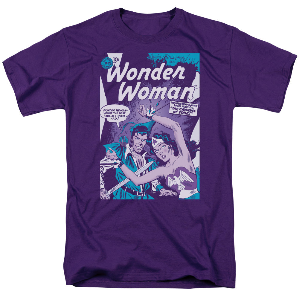 Dc Human Shield Mens T Shirt Purple