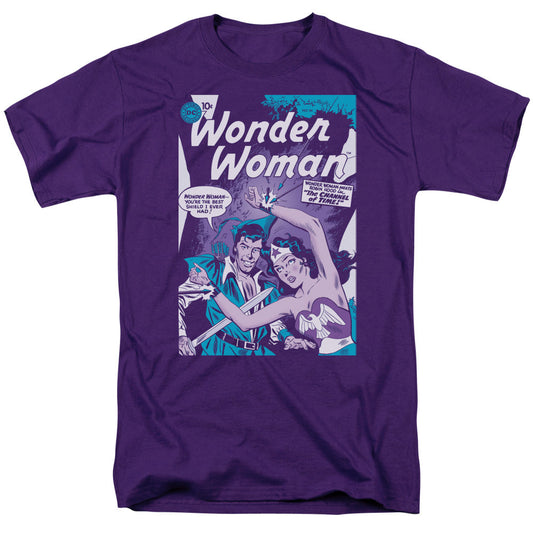 DC Comics Human Shield Mens T Shirt Purple