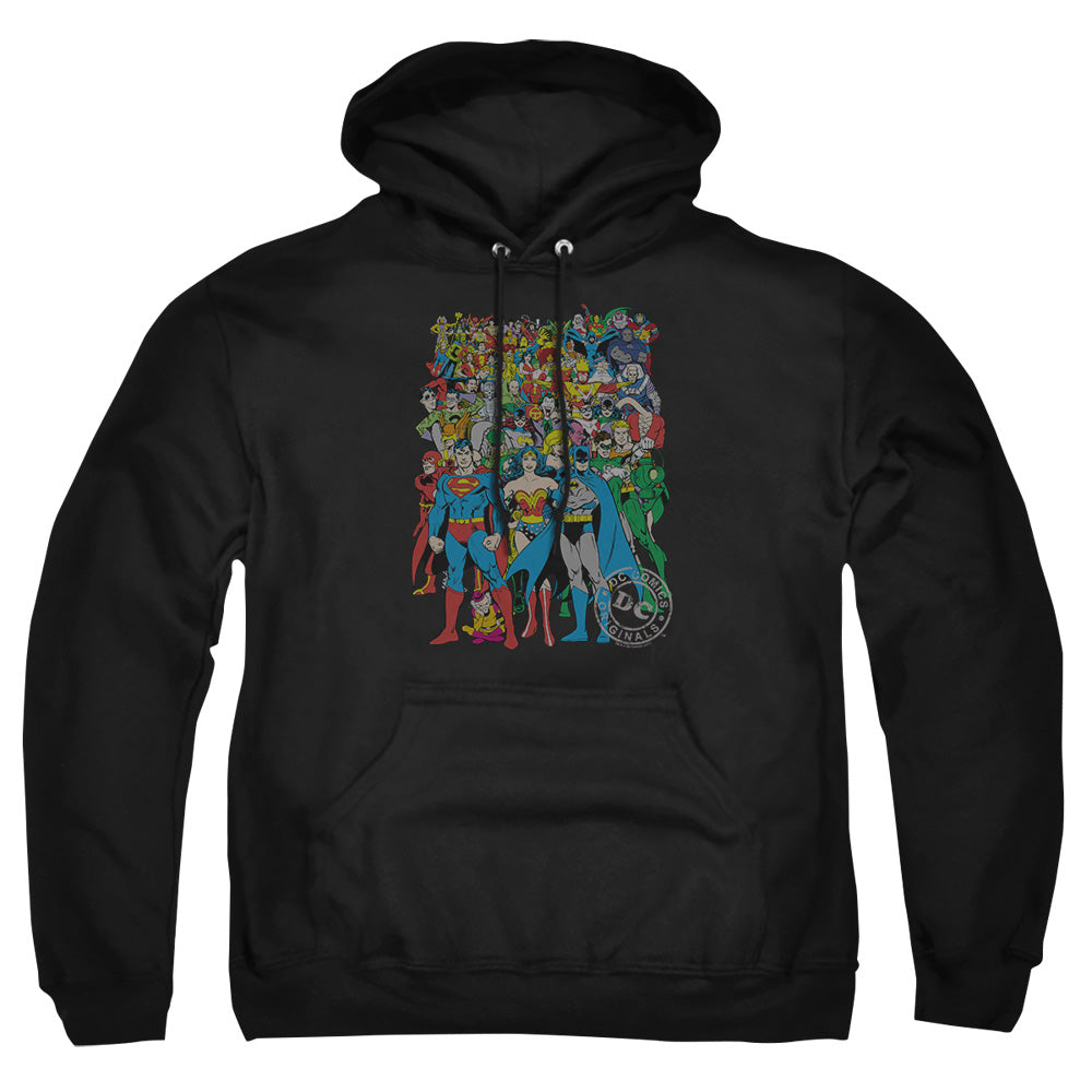Dc Original Universe Mens Hoodie Black