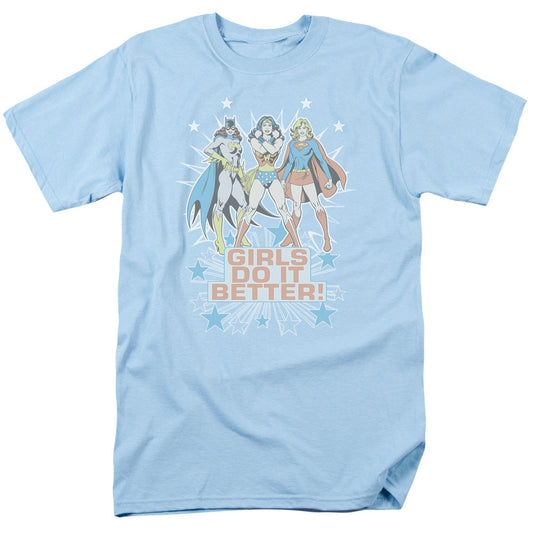 Dc Girls Do It Better Mens T Shirt Light Blue