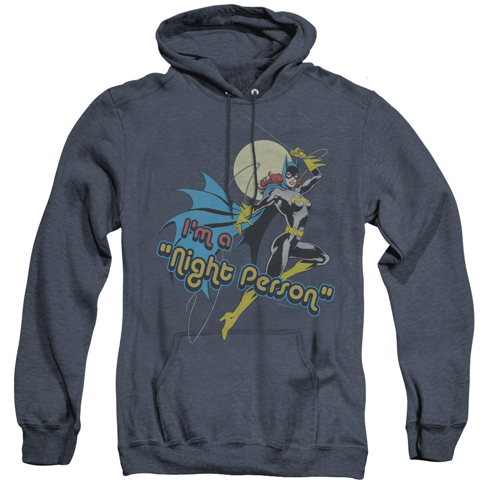 Dc Night Person Heather Mens Hoodie Navy