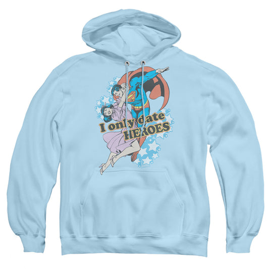 Dc Fickle Mens Hoodie Light Blue