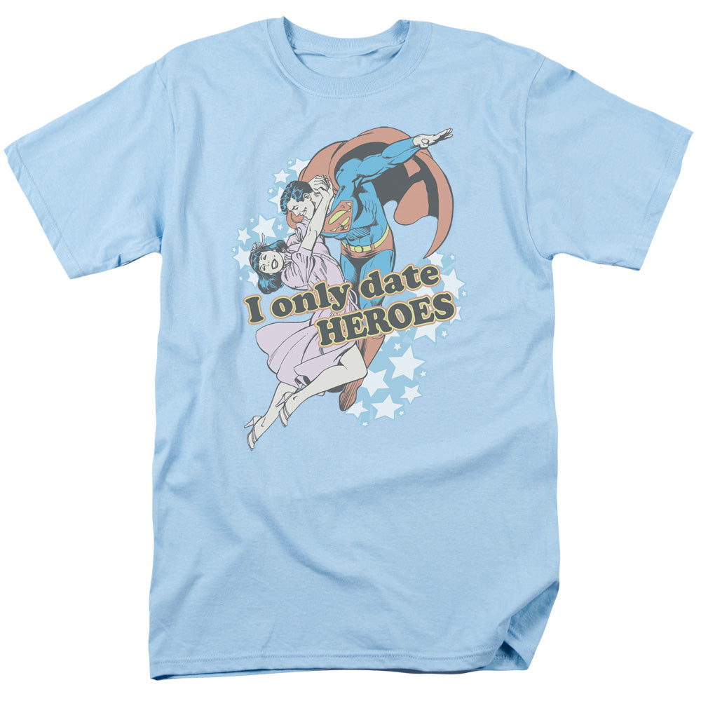 DC Comics Fickle Mens T Shirt Light Blue