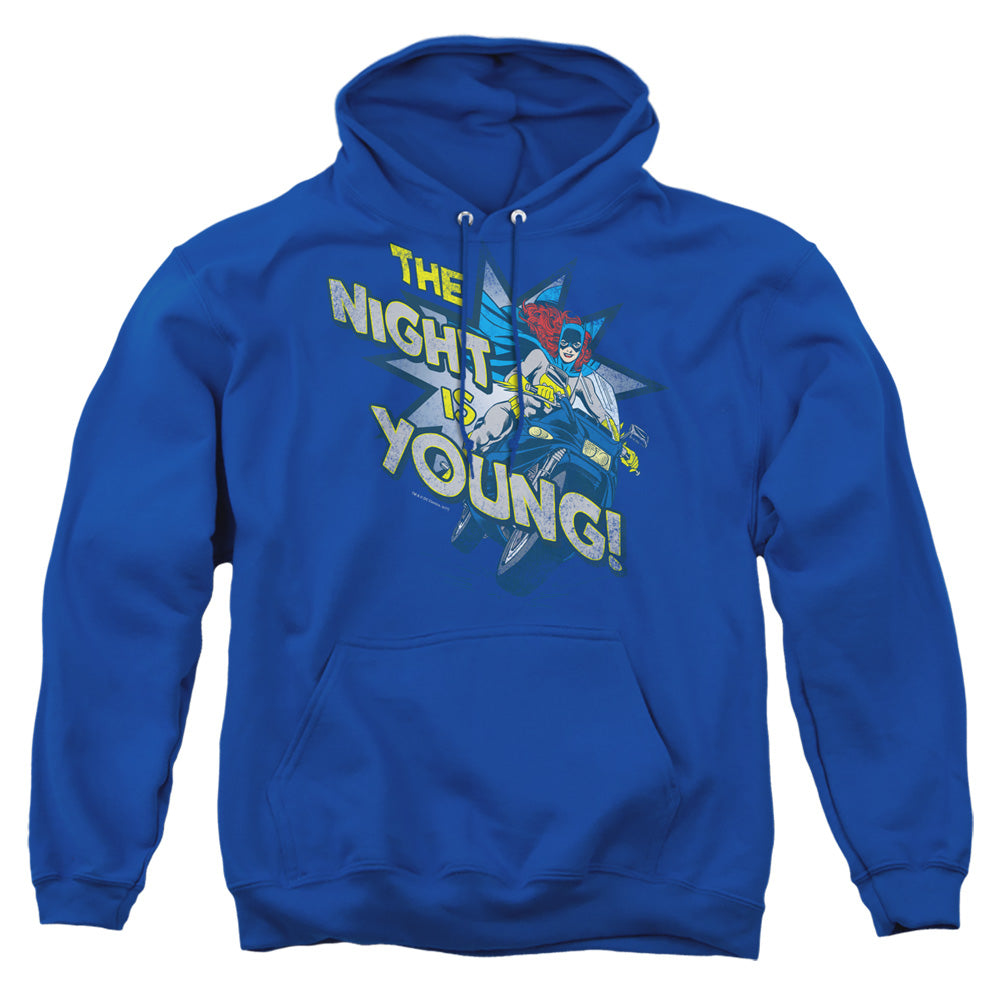 Dc The Night Is Young Mens Hoodie Royal Blue