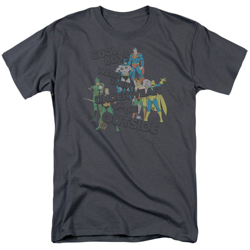 DC Comics Underwear Mens T Shirt Silver