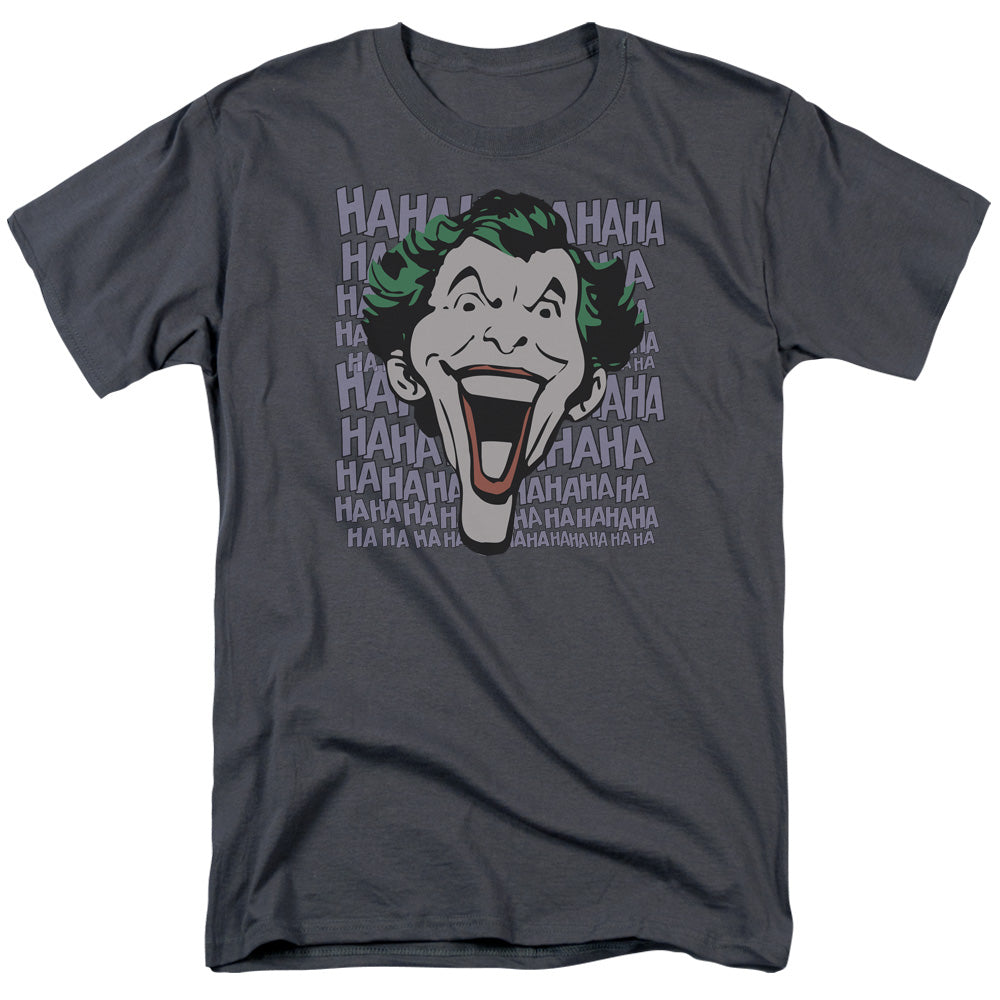 DC Comics Dastardly Merriment Mens T Shirt Charcoal