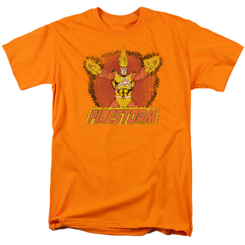 DC Comics Ring of Firestorm Mens T Shirt Orange