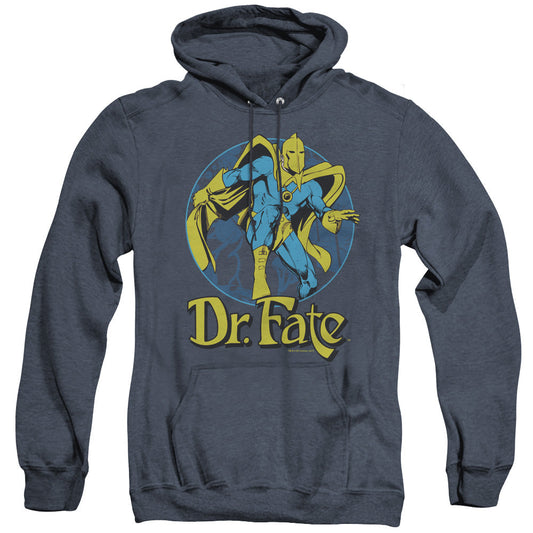 DC Comics Dr Fate Ankh Heather Mens Hoodie Navy Blue