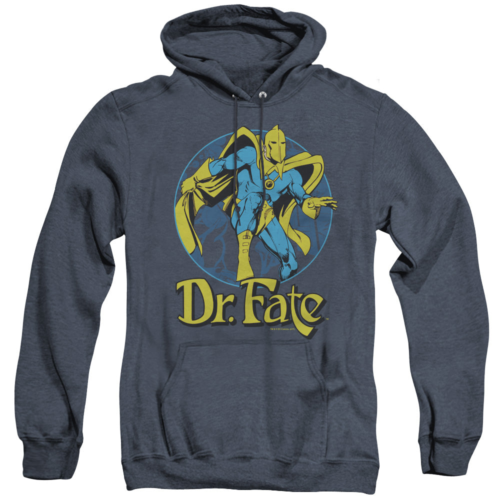 Dc Dr Fate Ankh Heather Mens Hoodie Navy