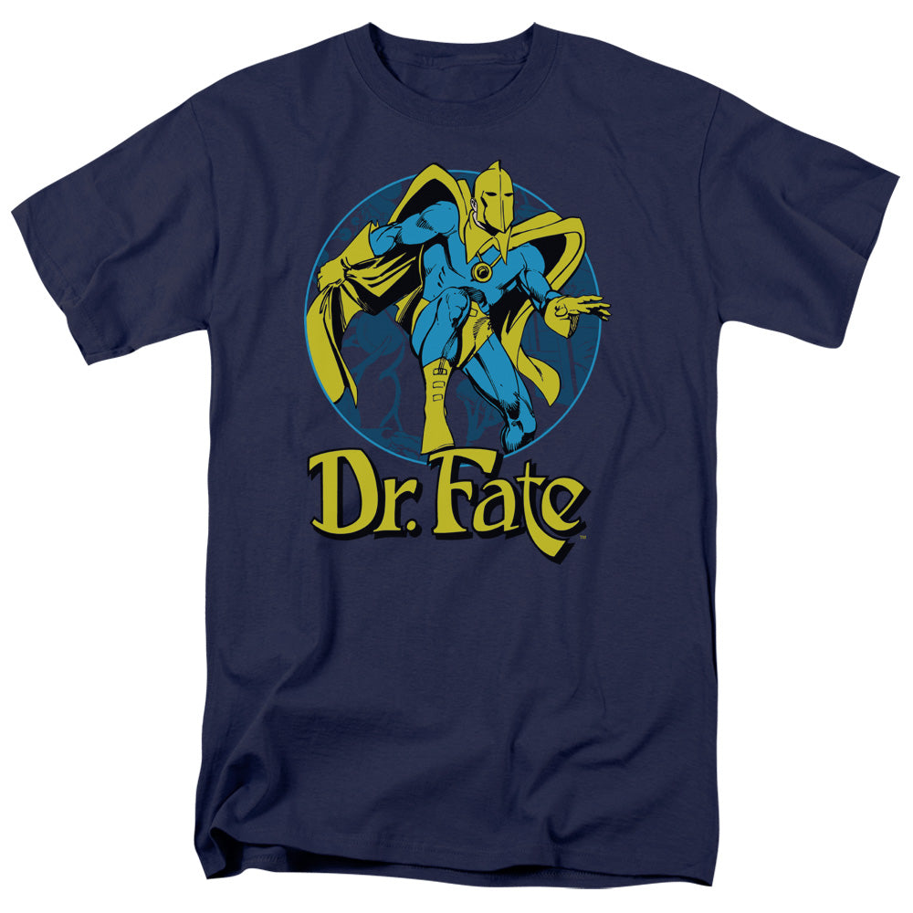 DC Comics Dr Fate Ankh Mens T Shirt Navy Blue