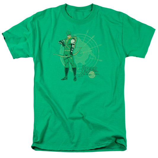 Dc Arrow Target Mens T Shirt Kelly Green