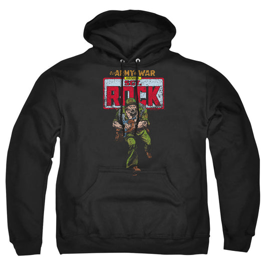 Dc Sgt Rock Mens Hoodie Black