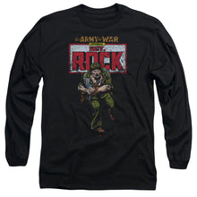 Load image into Gallery viewer, Dc Sgt Rock Mens Long Sleeve Shirt Black Officially Licensed

