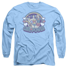 Load image into Gallery viewer, Dc Retro Girl Power Mens Long Sleeve Shirt Carolina Blue Officially Licensed
