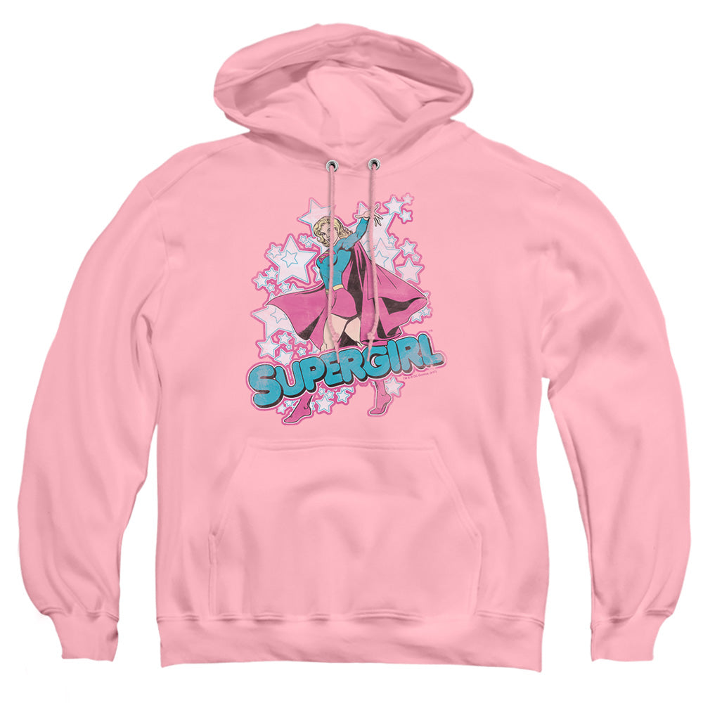 Dc Im Supergirl Mens Hoodie Pink