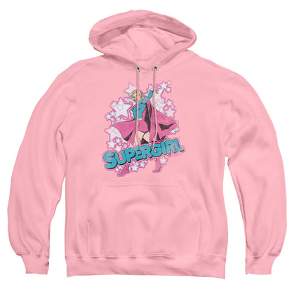 Dc Im Supergirl Mens Hoodie Pink