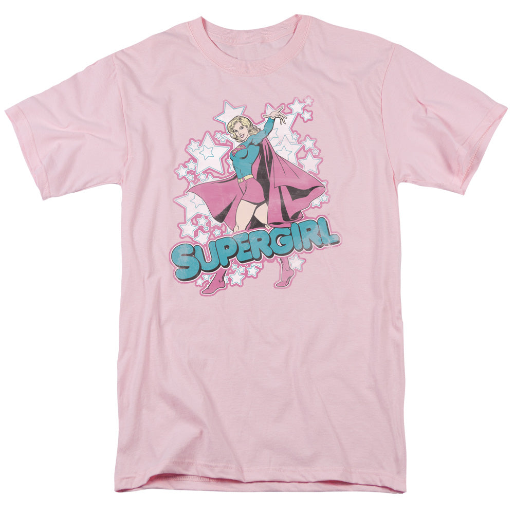 Dc Im Supergirl Mens T Shirt Pink