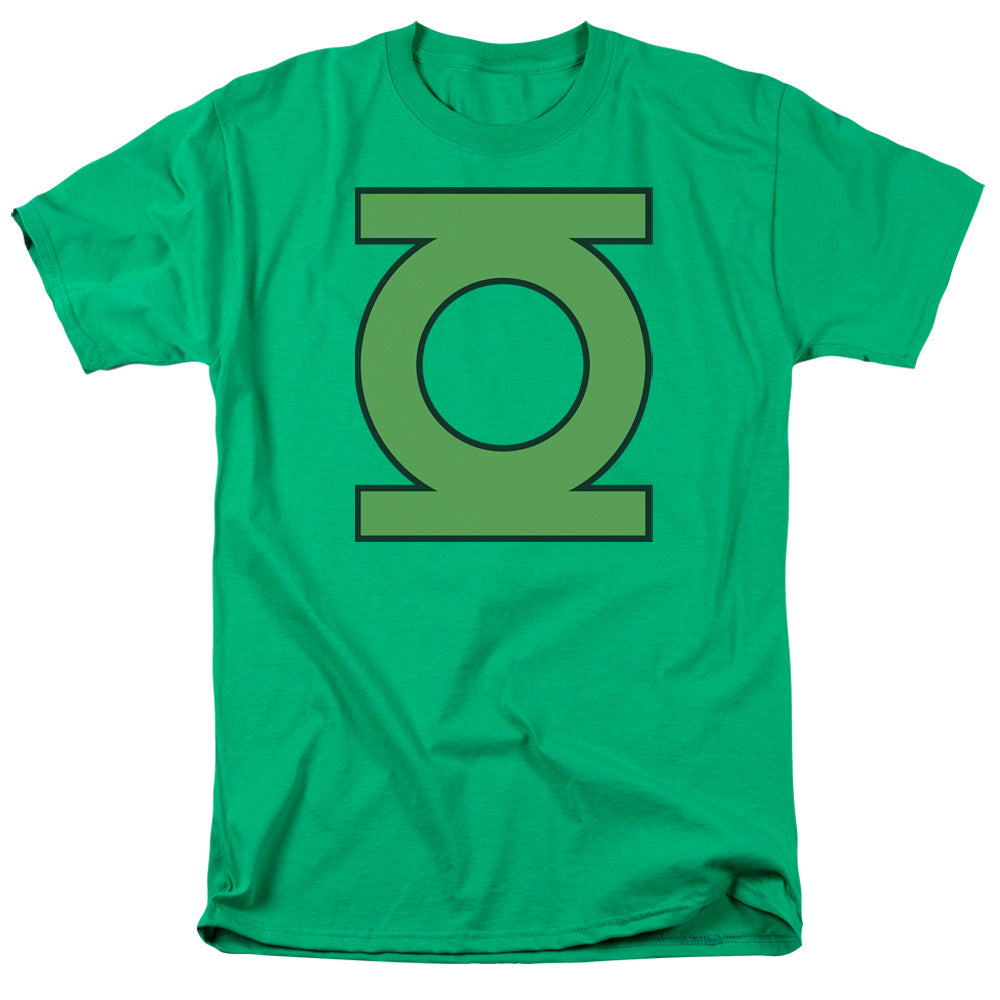 DC Comics Gl Emblem Mens T Shirt Kelly Green