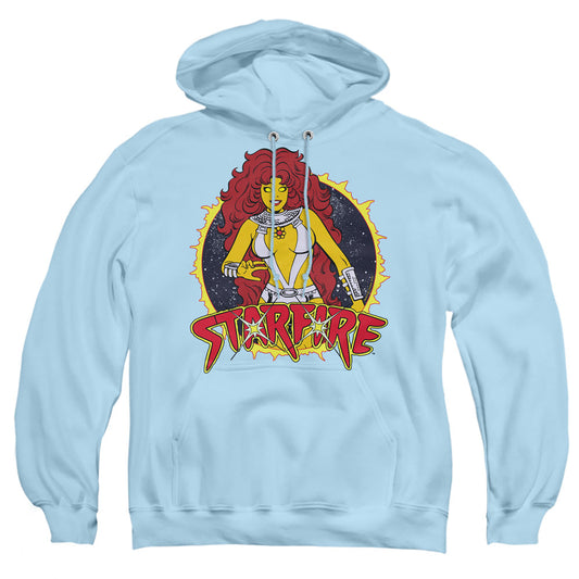 Dc Starfire Mens Hoodie Light Blue