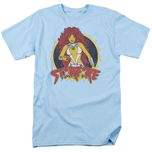 Dc Starfire Mens T Shirt Light Blue