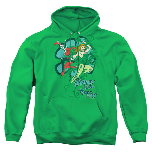 Dc Harley And Ivy Mens Hoodie Kelly Green