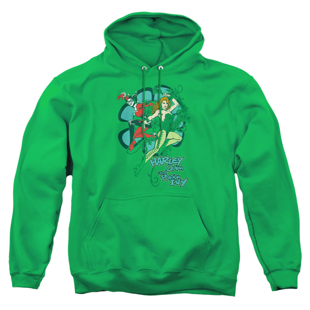 Dc Harley And Ivy Mens Hoodie Kelly Green