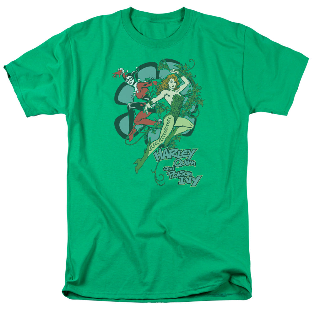 Dc Harley And Ivy Mens T Shirt Kelly Green
