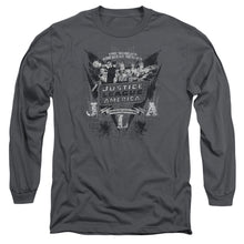 Load image into Gallery viewer, Dc Greatest Heroes Mens Long Sleeve Shirt Charcoal Officially Licensed
