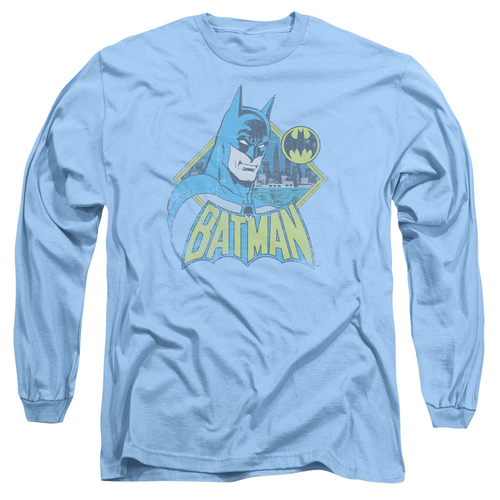 DC Comics Watch Yourself Mens Long Sleeve Shirt Carolina Blue
