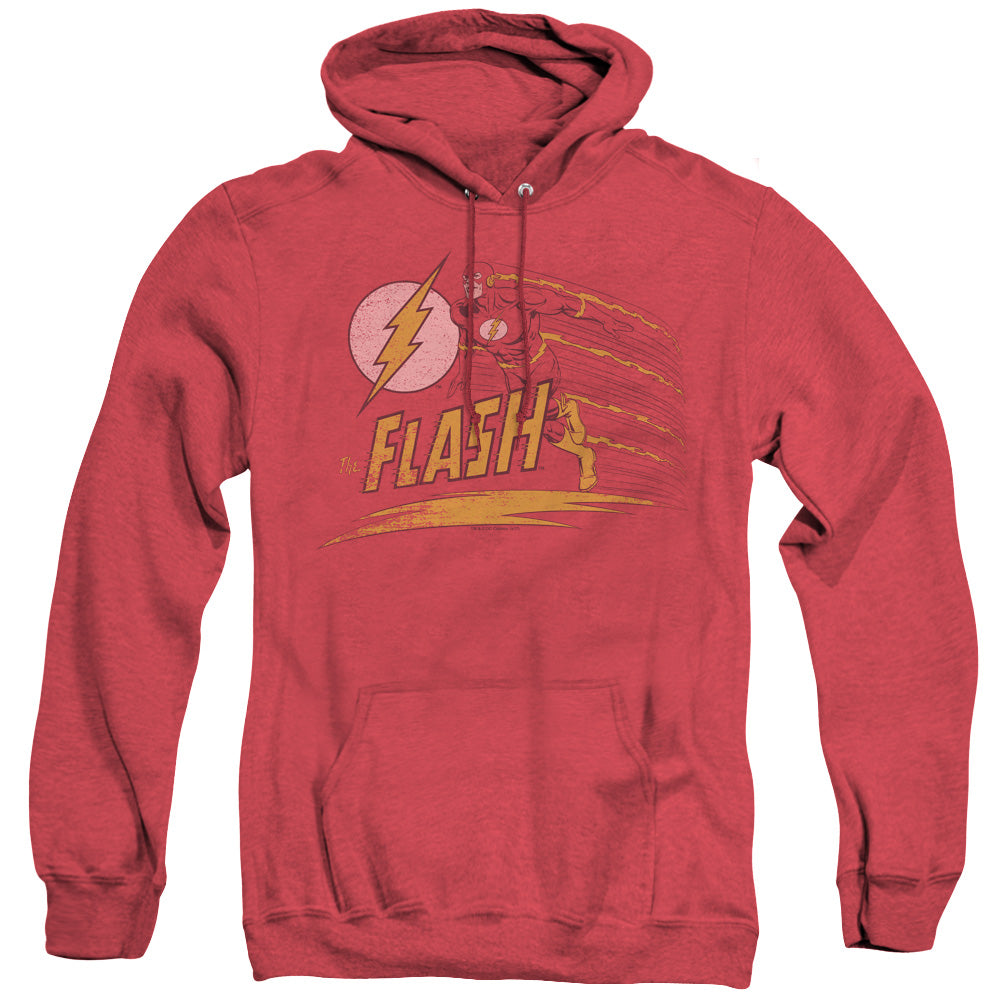 Dc Flash Like Lightning Heather Mens Hoodie Red