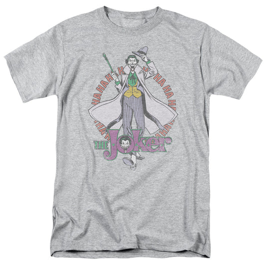 DC Comics Maniacal Mens T Shirt Athletic Heather
