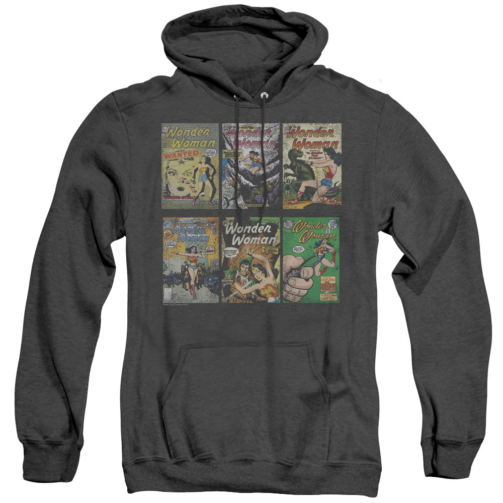 DC Comics Ww Covers Heather Mens Hoodie Black