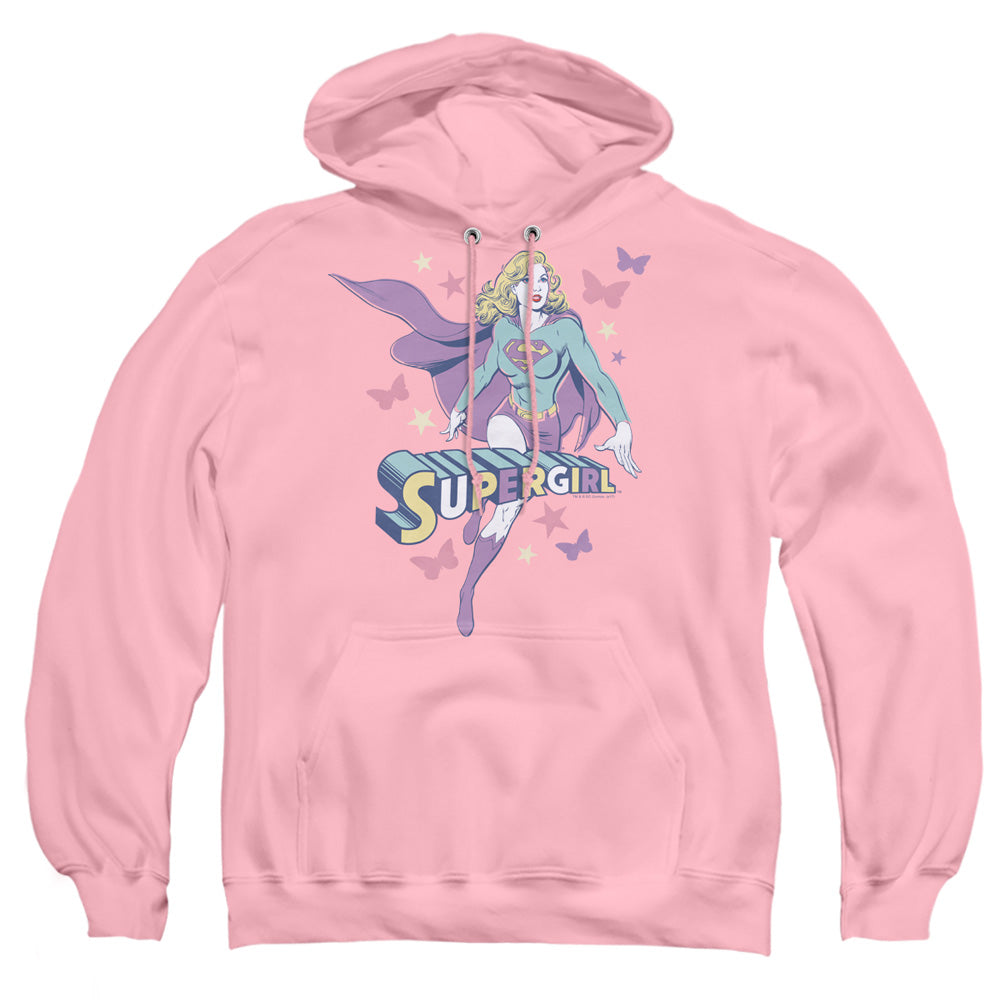Dc Supergirl Pastels Mens Hoodie Pink