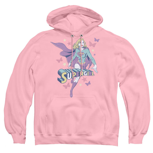 Dc Supergirl Pastels Mens Hoodie Pink