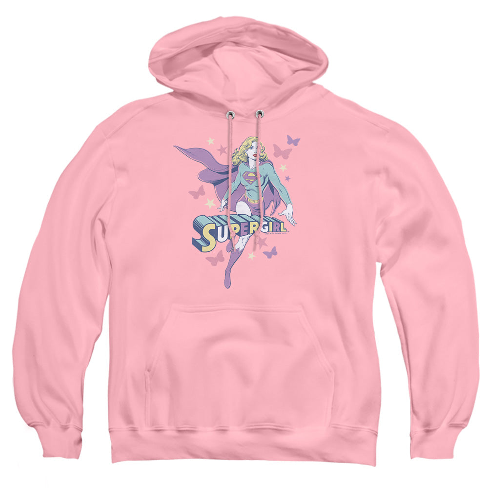 Dc Supergirl Pastels Mens Hoodie Pink