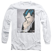 Load image into Gallery viewer, Dc Bruce Wayne Mens Long Sleeve Shirt White Officially Licensed
