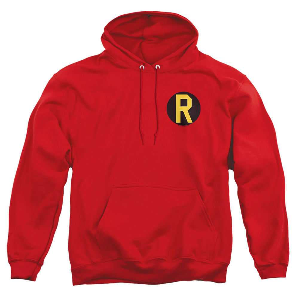 Dc Robin Logo Mens Hoodie Red