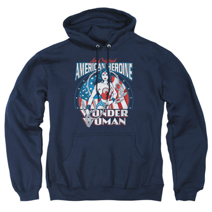 Dc American Heroine Mens Hoodie Navy