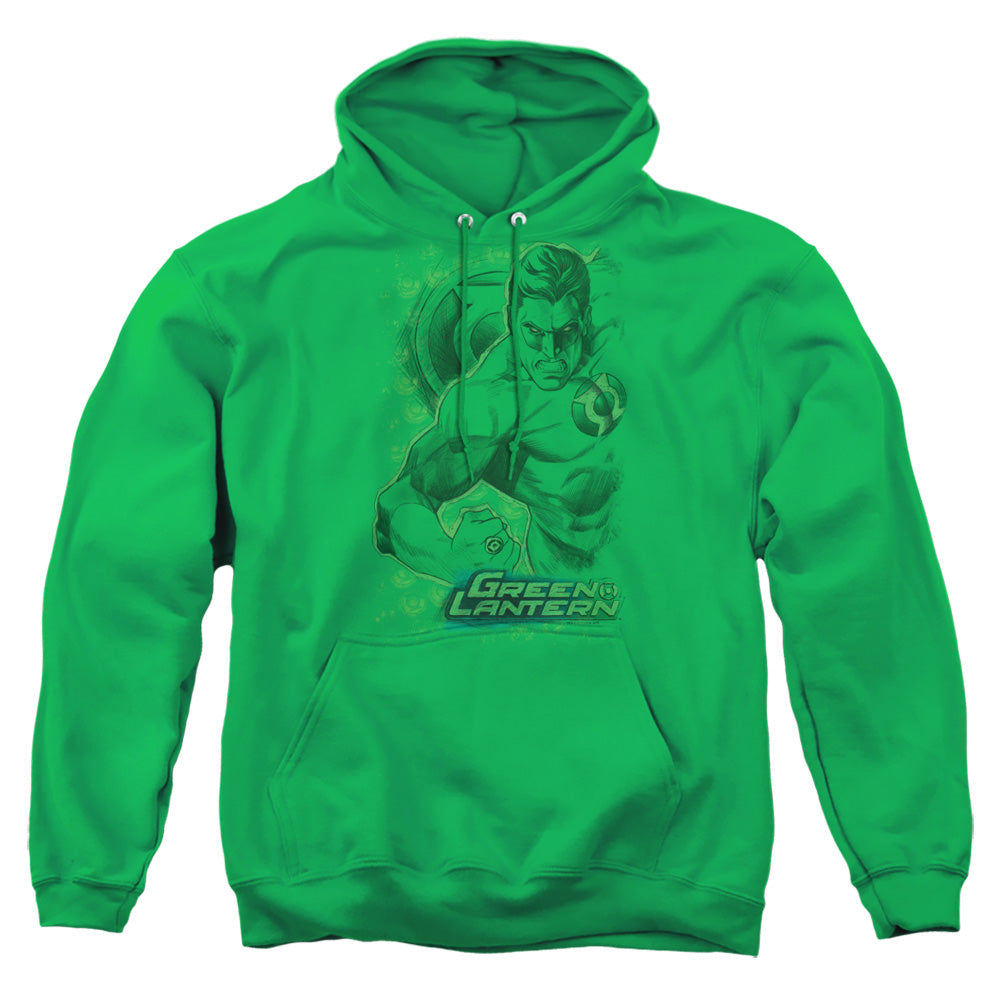 Dc Pencil Energy Mens Hoodie Kelly Green