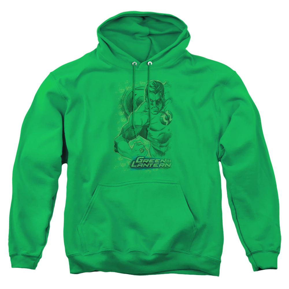 Dc Pencil Energy Mens Hoodie Kelly Green