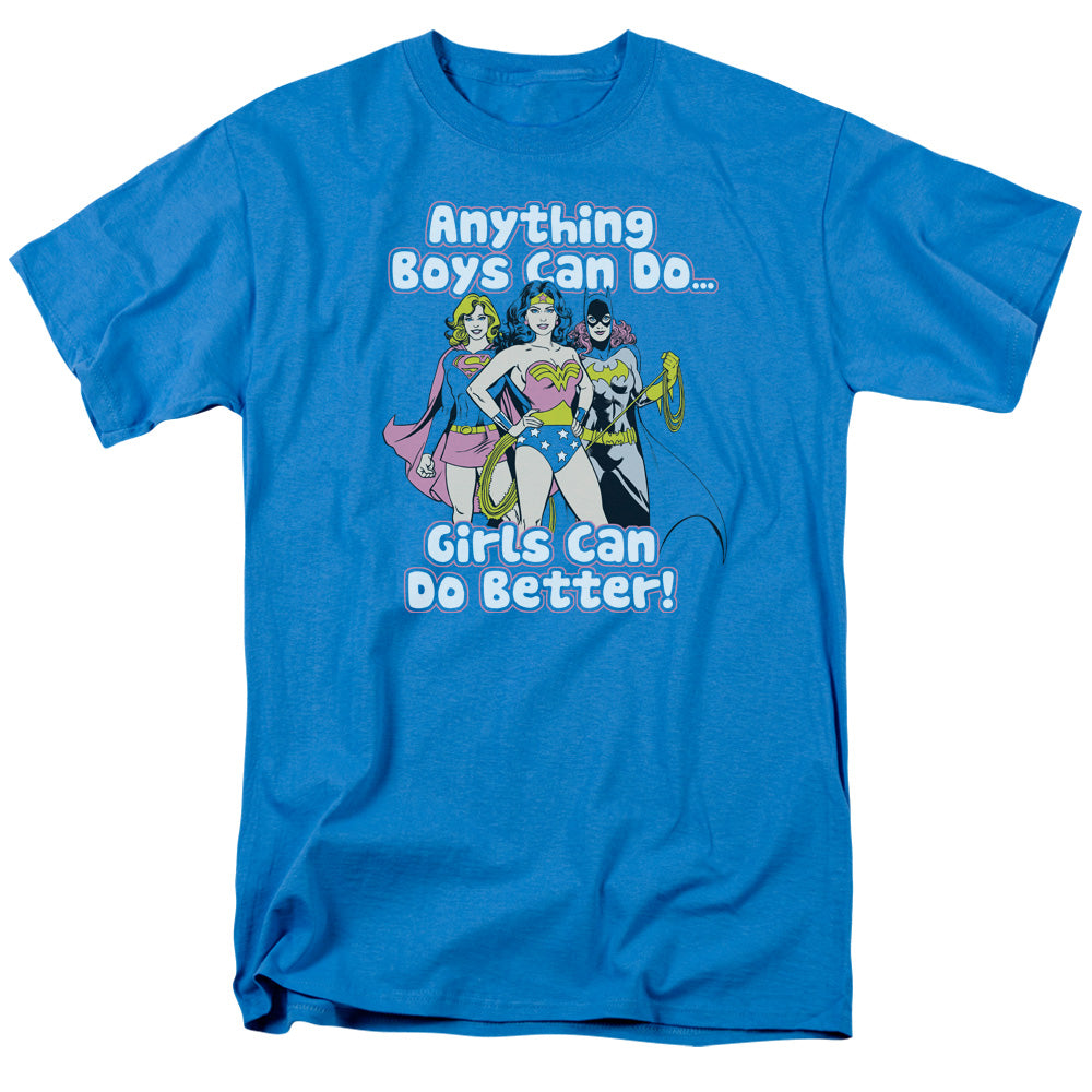 Dc Girls Can Do It Better Mens T Shirt Turquoise