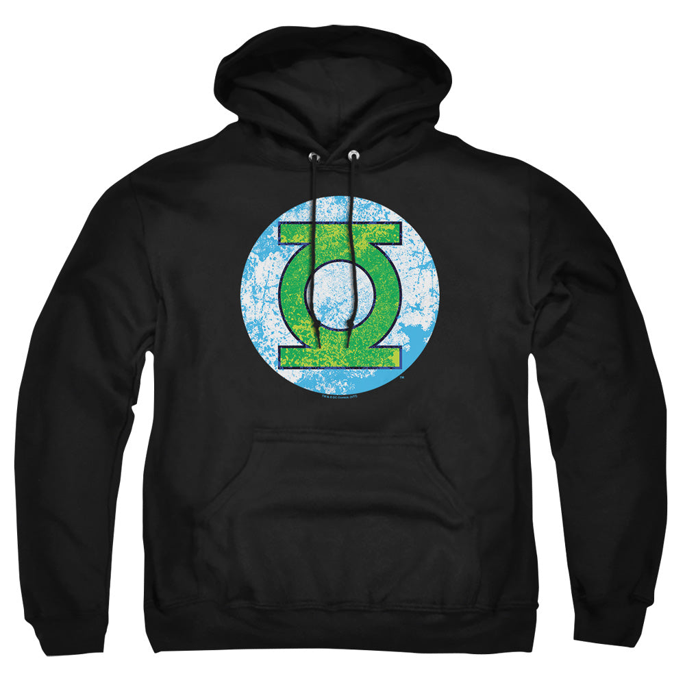 Dco Gl Neon Distress Logo Mens Hoodie Black