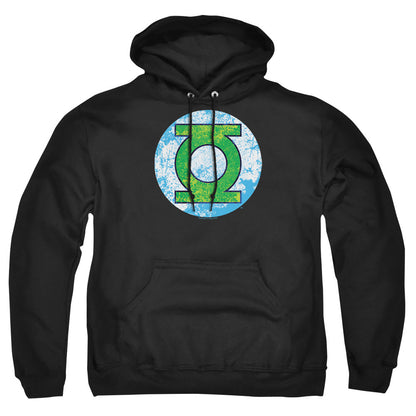 Dco Gl Neon Distress Logo Mens Hoodie Black