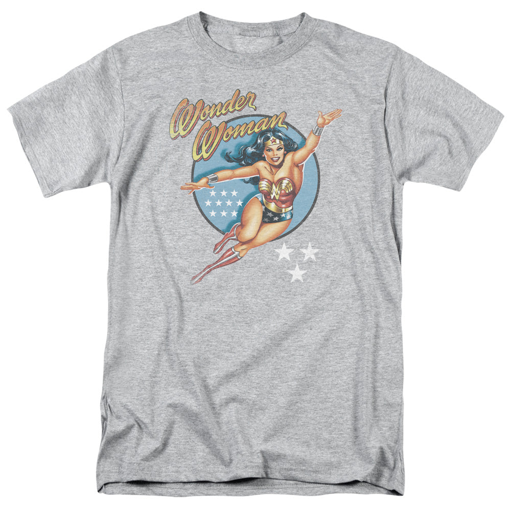 Dco Wonder Woman Vintage Mens T Shirt Athletic Heather