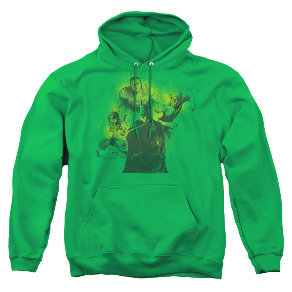 Dco Spray Sketch League Mens Hoodie Kelly Green