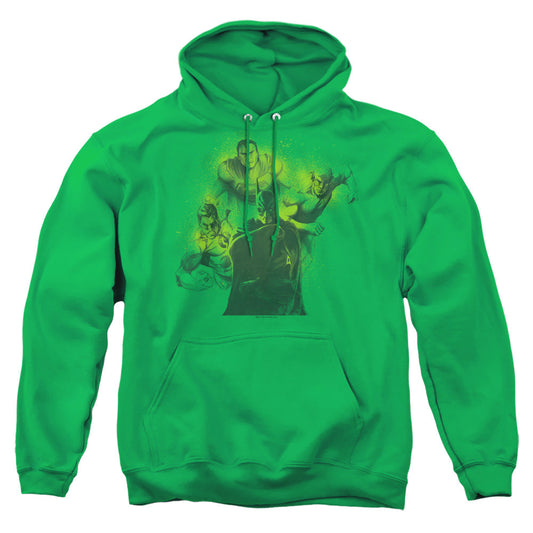Dco Spray Sketch League Mens Hoodie Kelly Green
