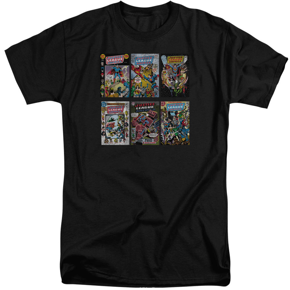 DC Comics DC Comics Covers Mens Tall T Shirt Adult Tall Black
