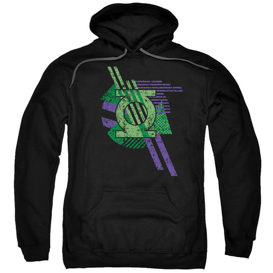 DC Comics Lantern Shapes Mens Hoodie Black
