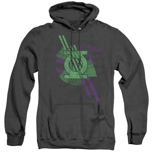 DC Comics Lantern Shapes Heather Mens Hoodie Black